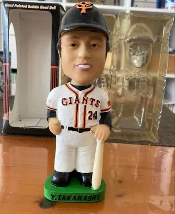 요미우리 자이언츠 다카하시 요시노부 선수 보블헤드 피규어 등번호 24