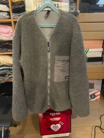 SILAS 보아 플리스 지퍼 자켓