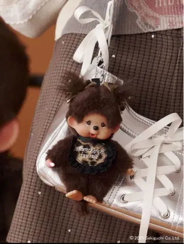 [ monchhichi x jouetie ] 레오파드 키체인