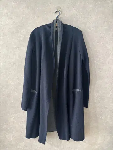 니트 롱 가디건 울 가디건