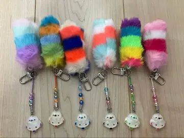 시마연가 컬러풀 꼬리 키링 전 6종 컴프