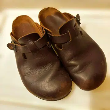 버켄스탁 보스턴 브라운 가죽 Boston birken
