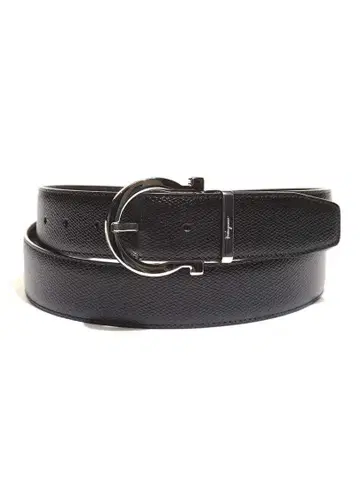 Ferragamo 블랙 가죽 벨트