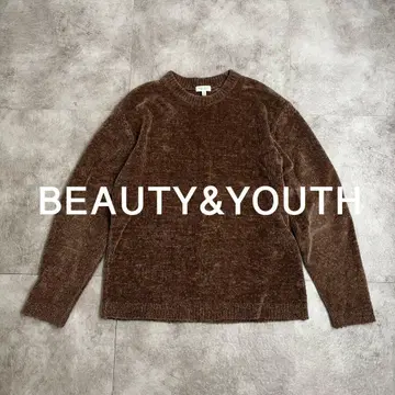BEAUTY&YOUTH 브라운 니트 스웨터 M 뷰티앤유스