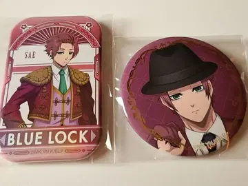 블루 록 이토시 사이 홀로그램 스퀘어 캔뱃지 스페인 스타일+영국 신사