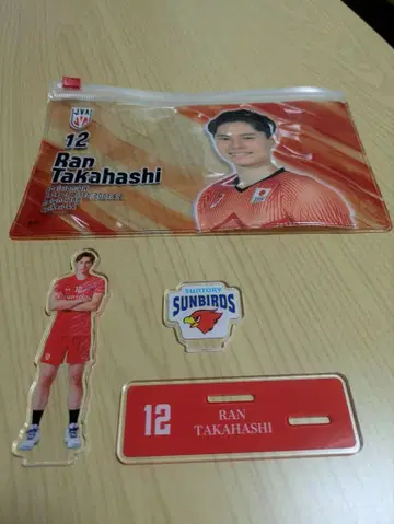 타카하시 아이 클리어 파우치 아크릴 스탠드 세트