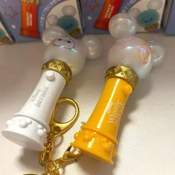 디즈니 스토어 시크릿 응원봉 키체인 2개 세트 베이맥스