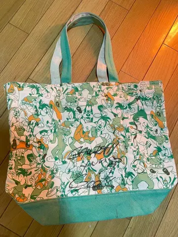 구피 맥스 올 패턴 토트백 그린