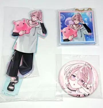 미나세 네오포르테 아쿠아리움 아크릴 스탠드 캔뱃지 키링 굿즈