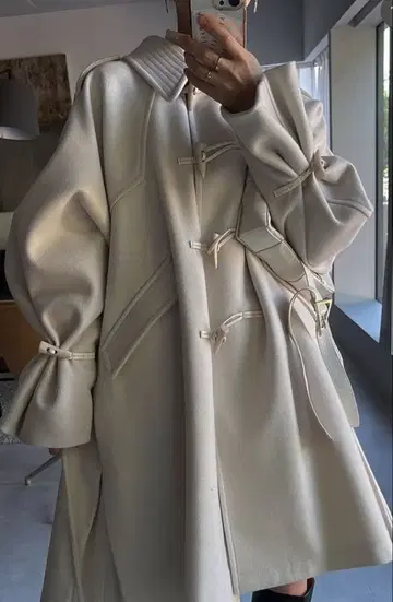 WILLFULLY 텐트 토글 미디 코트