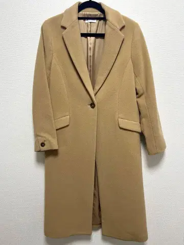 PLST 베이지 체스터 코트