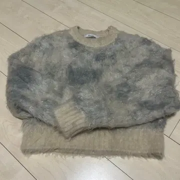 SNIDEL 라메 니트 스웨터