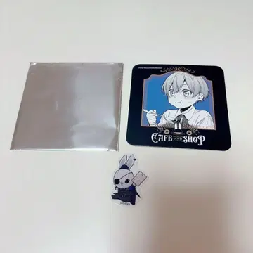 블랙 집사 카페 시엘 세바스찬 카페 BLACKlabel 코스터