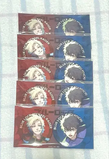 [ 익명 배송 ] 블루 록 이세탄 캔뱃지 세트 카이저, 이사기 요이치 5