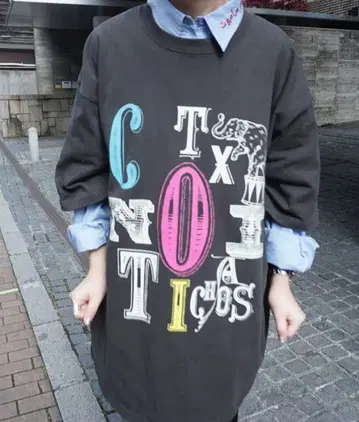 새상품 토마스 맥파이 마티네 오버 사이즈 T셔츠