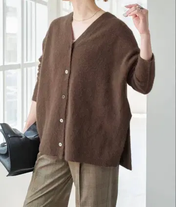 [Spick&span] 폭스 울 믹스 2WAY 가디건