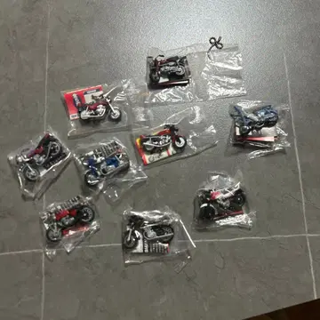 HONDA 역대 바이크 피규어 9개 세트