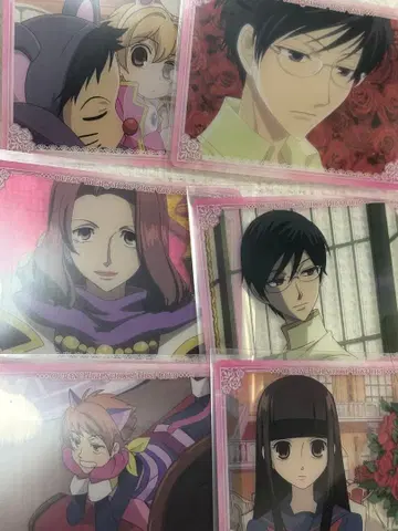 오란 고등학교 호스트부 클리어 카드 6장