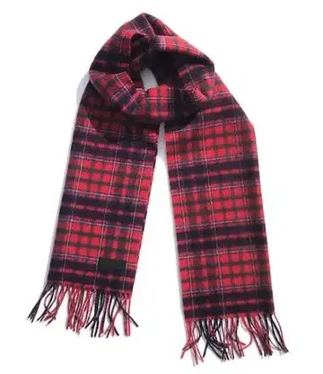 클리닝 완료 PEEL&LEFT 레드 체크 머플러