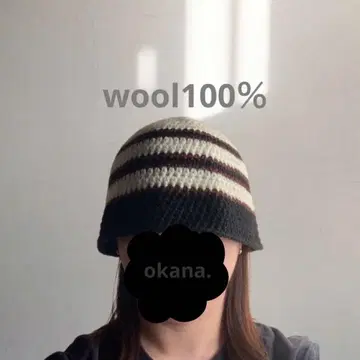 102 크러셔 모자 핸드메이드 크로셰 모자 비니 울 니트