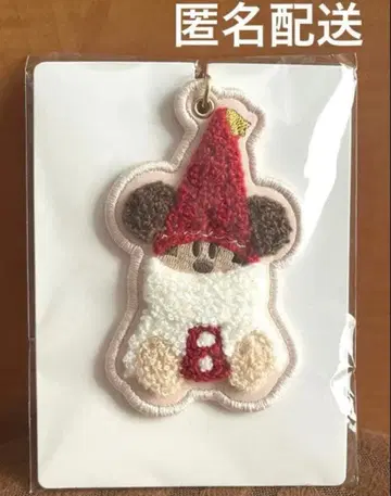 디즈니 크리스마스 릴린린 2025 키체인 빨간색