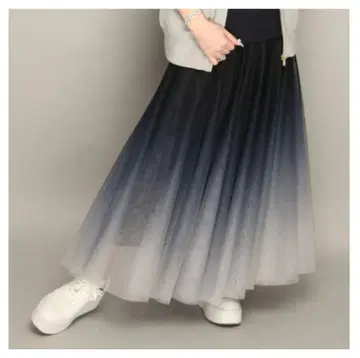 anne coquine 그라데이션 튤 스커트 앙코퀸