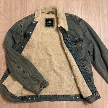 ZARA 데님 자켓 보아 옷깃
