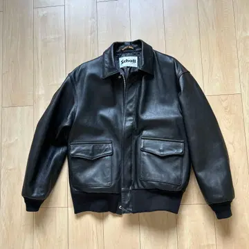 [ 별주 ] Schott x BY A2 가죽 플라이트 자켓 M / 양가죽