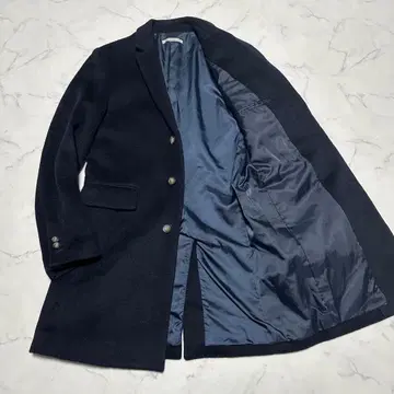 새상품급 저널 스탠다드 캐시미어 혼방 체스터 코트 네이비 사이즈 S