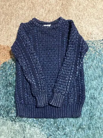 RHC 네이비 크루넥 니트