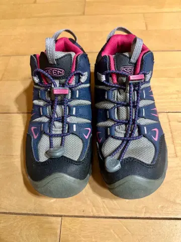 KEEN 트레킹 슈즈 네이비/핑크 사이즈 20cm