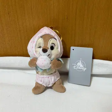 디즈니 스토어 칩 스트로베리 플러시 키체인