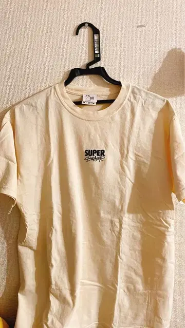 SUPER BEAVER 티셔츠 M 사이즈 크림색