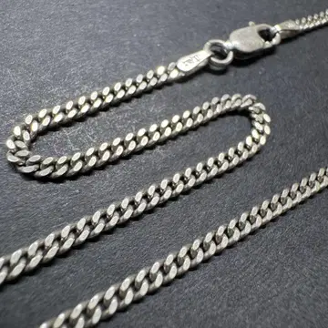 [ 이탈리아제 52cm ] 빈티지 2면 키헤이 체인 목걸이