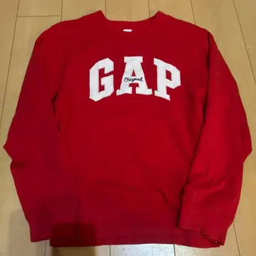 GAP 맨투맨 트레이닝복 빨간색 XL