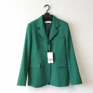 미사용 새상품 택 포함 ZARA 자라 자켓 그린 녹색 정가 17,990엔