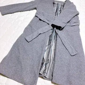 URBAN RESEARCH 그레이 롱 코트 롱 가디건 FREE