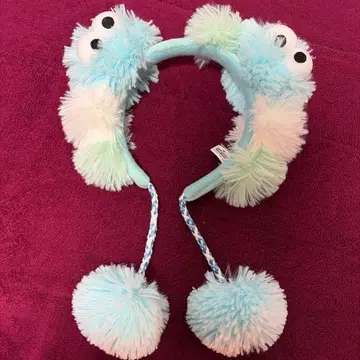 몬스터풍 머리띠 스카이블루