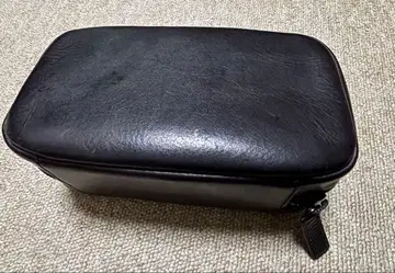 drip 가죽 파우치 블랙 메이크/가젯 미야나가 에이토