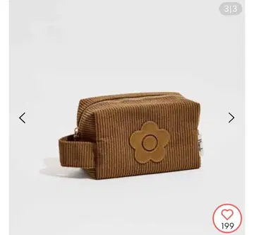 MARY QUANT x Biople 마리콴트 코듀로이 파우치 M