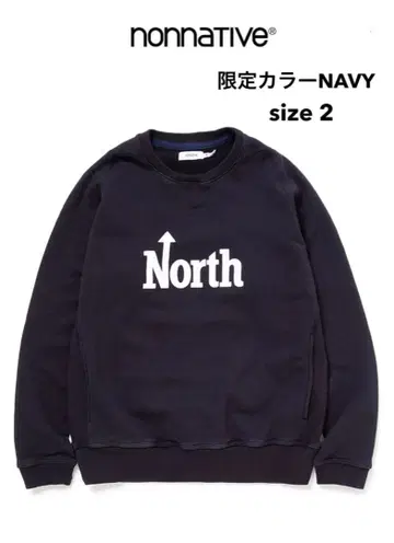 논네이티브 네이비 맨투맨 size 2