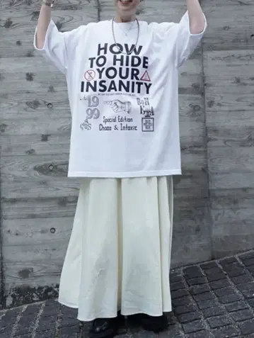 미착용 새상품 토마스 맥파이 마티네 오버 사이즈 로고 T셔츠