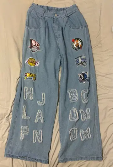 NBA 데님 팬츠 청바지