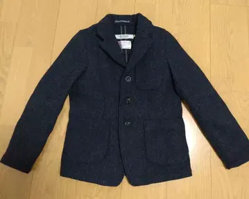 옴니갓 해리스 트위드 트위드 자켓 네이비 S 울 100%