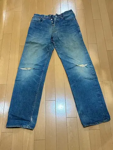 스튜디오 다 루치잔 블루 스트레이트 데님