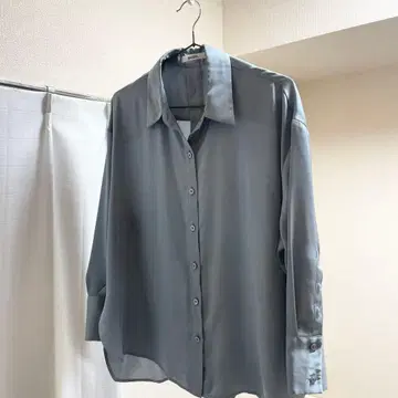 [snidel] 메탈 프레임 버튼 셔츠, 새상품급