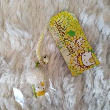 헬로키티 민들레 씨앗 솜털  스트랩 희귀 레어 2005