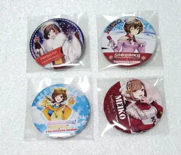 MEIKO 타카하시 그룹 콜라보 유키 미쿠 캔뱃지 세트