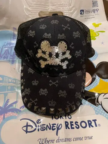 디즈니 스컬 캡 레어 디자인