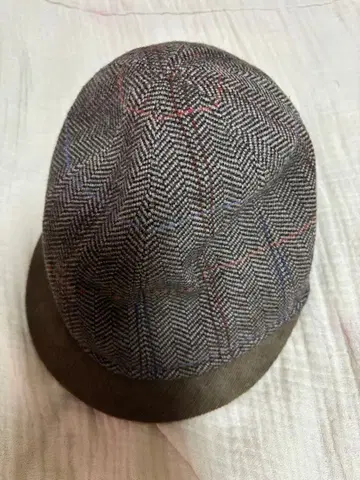 mother house 헤링본 무늬 헌팅 캡 프리 사이즈